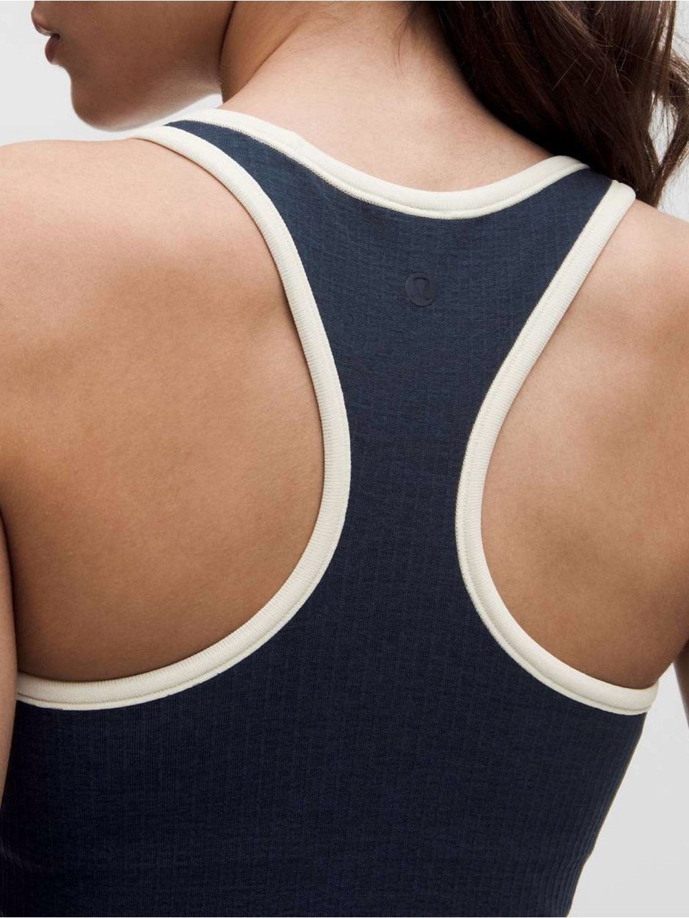 Lululemon Navy Ebb to Street Cropped RB Tank